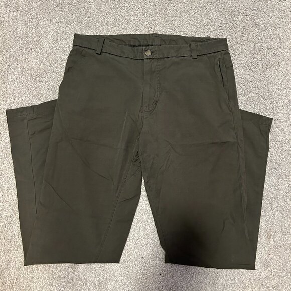Lululemon Commission Pant Classic Qwick Chino 34" Olive Green - Picture 1 of 10